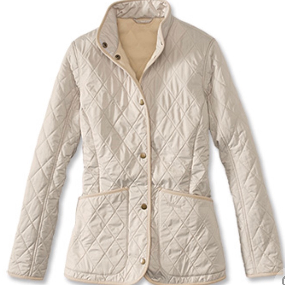 Barbour Combe Polarquilt Jacket in Mist